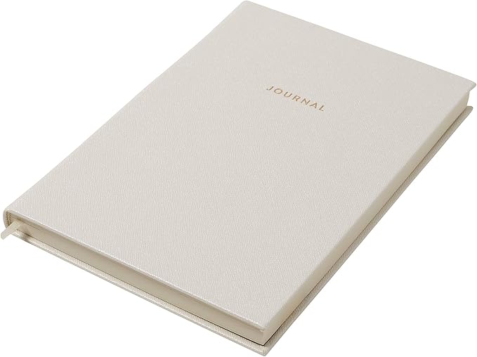 WORLD TRAVELER Eccolo A5 Hardbound Journal Notebook 256 Ivory Lined Pages | Sturdy Flexible Hardcover, 80GSM Acid-Free Ivory Pages, Smyth-Sewn Lay-Flat Binding, Ribbon Bookmark