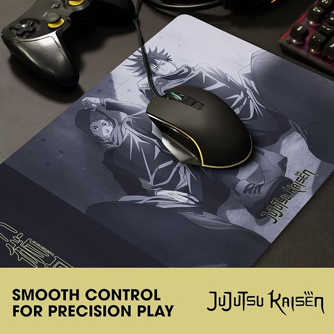 Solo Leveling Large Gaming Mouse Pad 31"x15" XL Computer Desk Mat, Anime | Oversized 31x15in Solo Leveling anime gaming mouse pad, smooth fabric top, stitched edges, non-slip rubber base.