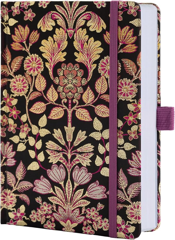 TIEFOSSI Lined Journal Notebook for Women Men, A5 Journals for Writing | 100gsm 316 College Ruled Pages Diary, Thick Paper, Perfect for Office & Home School Supplies, 8.4 X 5.8 In
