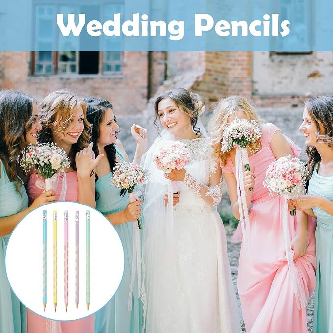 Ainiv 30PCS #2 HB Pencils With Eraser, Cute Wood-Cased Graphite Pencils, Gift Set for Kids, Adults, School, Office, Wedding Party Favors | Cute Graphite Pencils Wood-Cased Pencil, Gift Pencil for Kids, Adults, School, Office, Wedding Party Favors