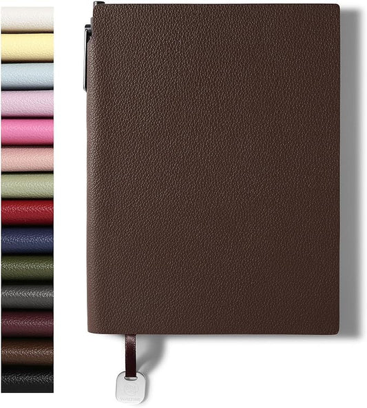 A5 Lined Journal Notebook for Women 160 Pages PU Leather Journaling for Writing