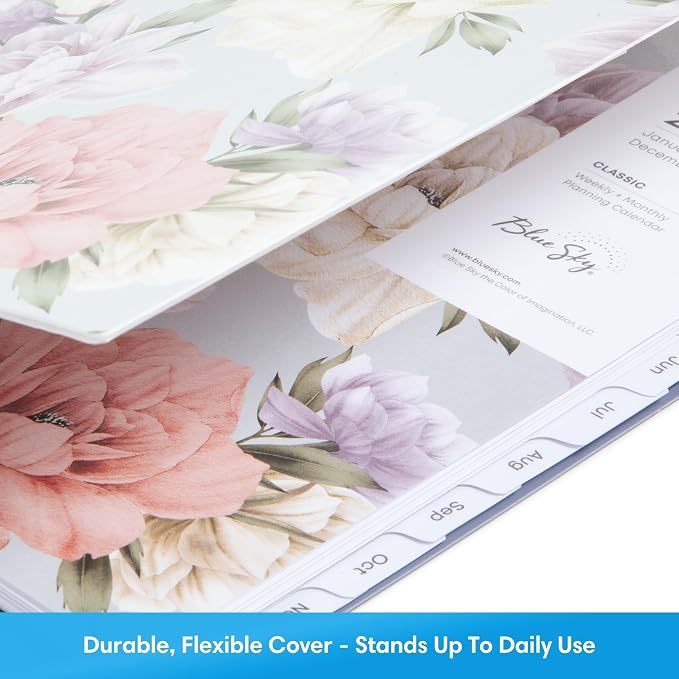 Blue Sky 2027 Weekly & Monthly Planner Calendar, 8.5"x11", Tula | January 2027 - December 2027, Flexible Cover, Durable Twin Wire Binding, Laminated Tabs, Storage Pocket