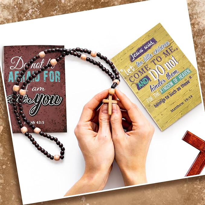 Chinco 100 Pcs Christian Notepad Mini Bible Verse Notebooks Religious Notepads Christian Gifts Rustic Inspirational Prayer Journals Small Pocket Notebook for Office Travel Supplies