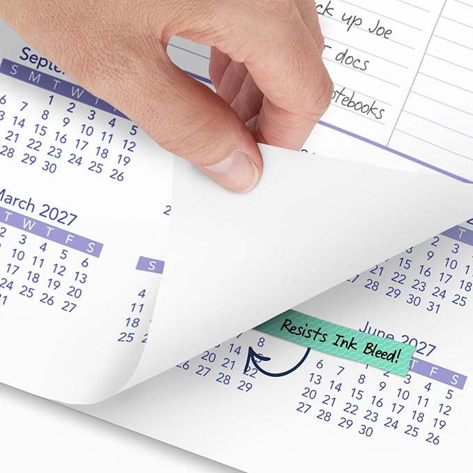 AT-A-GLANCE Wall Calendar 2026-2027 Planner, Academic 12-Month July-June, Monthly, 15-1/2" x 22-3/4", Ruled Daily Blocks (AY328)