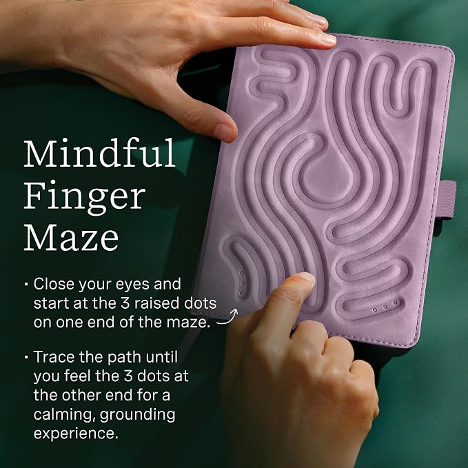 Lifelines Writing Wellness Gift Set - Aromatherapy & Sensory Immersion | Scented Writing Set Includes Finger Maze Sensory Journal, 3 Scented Stacking Highlighters & 2 Lava Gel Pens