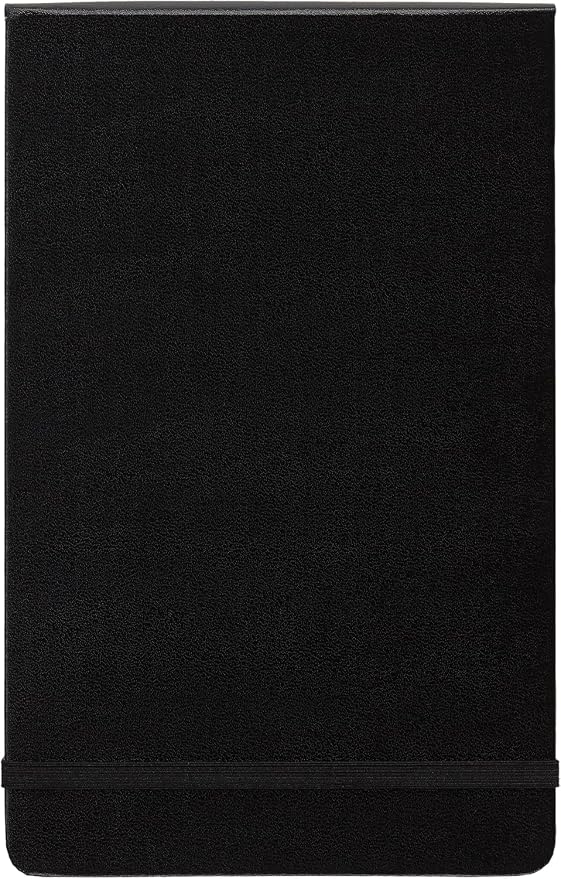 Moleskine Art Watercolor Album, Hard Cover, Plain/Blank, Large (5" x 8.25"), Black, 72 Pages