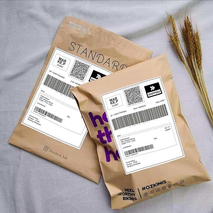(2000 Sheets, 2000 Labels) Sticker Paper, 8.5" x 11" Full Sheet Shipping Address Labels, 1 Per Page Self Adhesive Mailing Label for Laser and Inkjet Printers