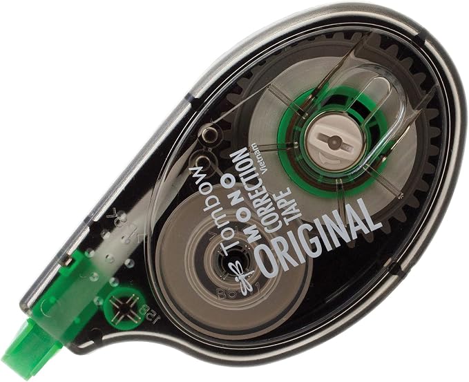 Tombow MONO Correction Tape, 8-Pack. Easy To Use Applicators for Instant Corrections