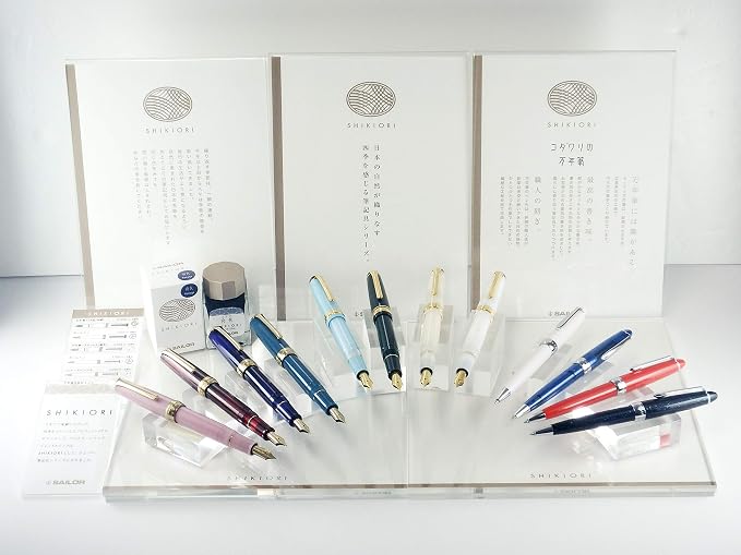 Sailor 11-0558-204 Fountain Pen, Four Seasons Weave, Moon and Night Water, Frost Night, Fine Point