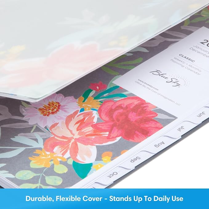 Blue Sky 2027 Weekly & Monthly Planner Calendar, 8.5"x11", Sophie | January 2027 - December 2027, Flexible Cover, Durable Twin Wire Binding, Laminated Tabs, Storage Pocket
