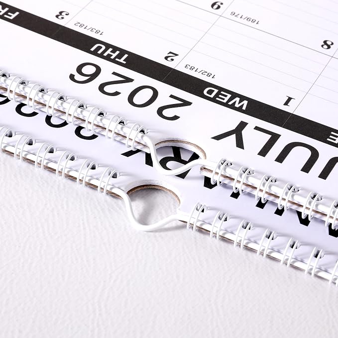 Calendar 2026-2027, 18 Months from July 2026 to December 2027,11.5" x 14.6", with Julian Date