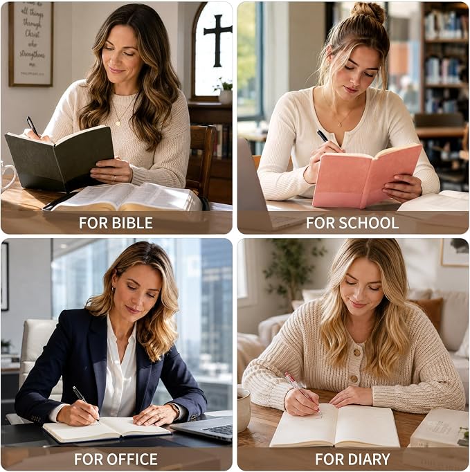 Lined Journal Notebook for Work College Ruled Note Book 5.79"x8.27" A5 PU Leather Daily Journaling 216 Pages for Women Men Writing Home School Supplies Business (Grey)