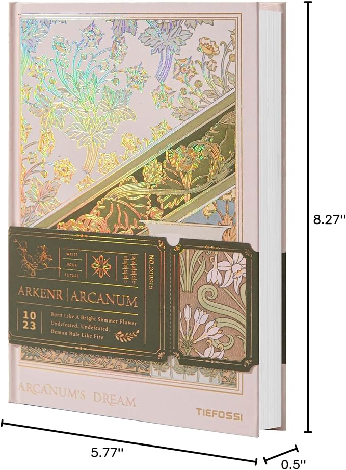 TIEFOSSI Lined Journal Notebook for Women Writing-A5 Hardcover Notebook-Premium 100gsm 224 Pages-Thick Travel journals for writing-College Ruled for Work Organization, Note Taking | A5 Hardcover Notebook,100gsm 224 Pages-Thick Travel journals for writi...