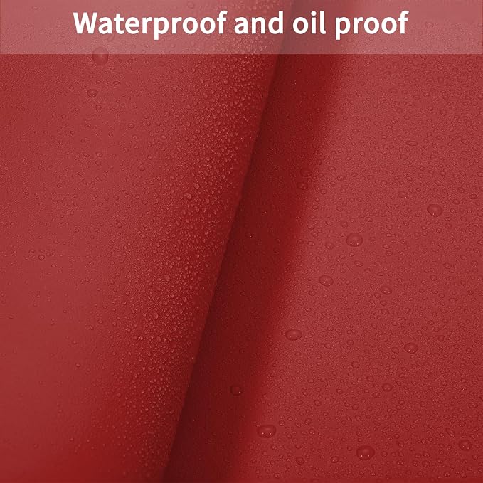Leather Desk Mat,1.8mm Thick,16x60 Inch Desk Cover,Desk Protector Mat,Dresser Cover Top,Faux Leather Table Cover,Side Table Cover,Office Desk Cover,Office Table Cover(Black+Wine Red,16x60)