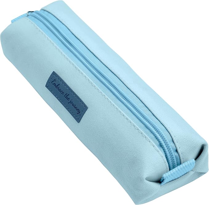 Mr. Pen- Cute Pencil Case Pouch, Multipurpose Canvas Bible Pencil Pouch | Smooth Zipper, Premium Material, Neat Stitches, Ideal for Stationery, Cosmetics, Electronics, School, Office, Travel