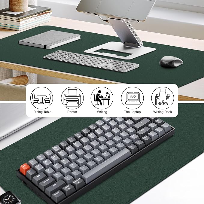 Desk Pad, Desk Matt for Desktop, Keyboard Mats for Desk, Large Desk Mat | Cork Desk Mat, Mouse Pads for Desk, Desk Pad Mat, Large Mouse Pad for Desk, Keyboard Mat, Computer Mats for Desktop