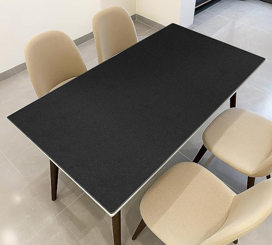 Warmstar Leather Table Cover 40 x 78 Inch, 1.8MM Thick PVC Table Protector Waterproof, Desk Cover Protector Non-Slip Desk Pad for Kitchen, Dresser, Gaming Desk,Dining Room Table