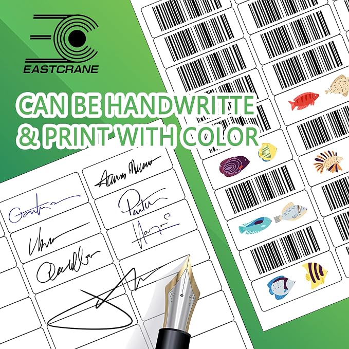 1" x 2-5/8" Printable Mailing Address Labels,3,000 Sticker Labels(100 Sheets),White Blank Labels for Laser/Inkjet Printer,Permanent Adhesive Name Labels,FBA Labels
