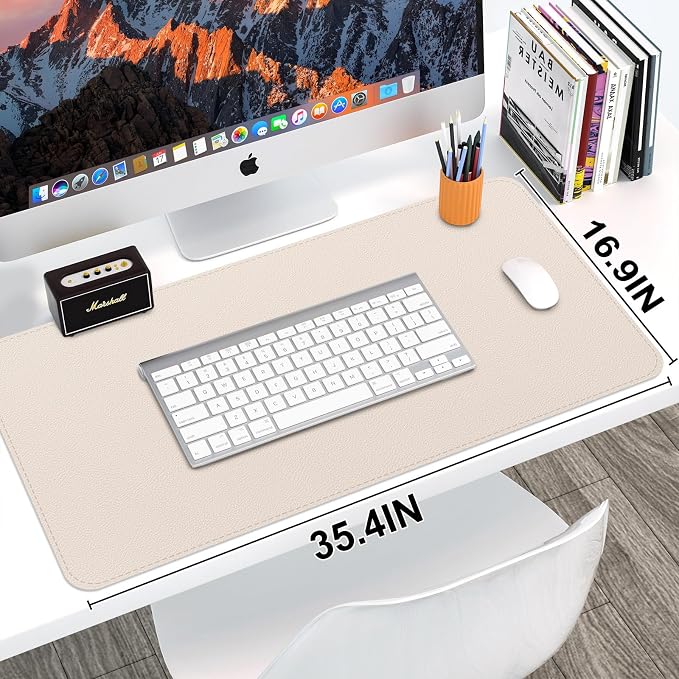 Desk Pad, Desk Matt for Desktop, Keyboard Mats for Desk, Large Desk Mat | Cork Desk Mat, Mouse Pads for Desk, Desk Pad Mat, Large Mouse Pad for Desk, Keyboard Mat, Computer Mats for Desktop