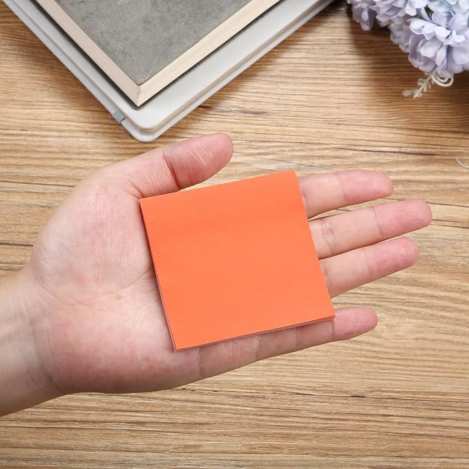 Mr. Pen- Sticky Notes, 3"x3", 12 Pads, 600 Sheets, Retro Colors | Sticky Notes Bulk, Self-Stick Note Pads, Perfect for Office, School, Home, Study & Organization
