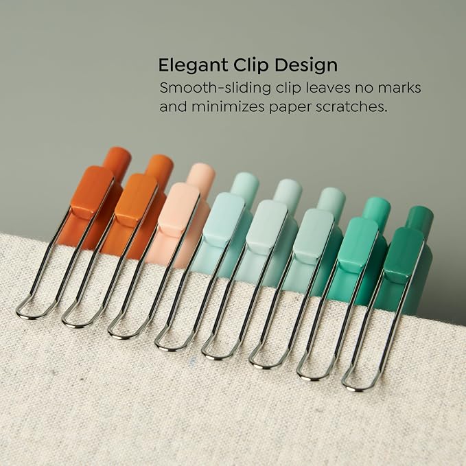 BLIEVE - Gel Pens With Cool Matte Finish, Aesthetic and Cute Pens With Smooth Writing For Journaling And Bible Note Taking No Bleed Through, Cute School Supplies 8 Pack (Black Ink)