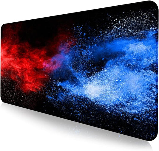 Colorful Starry Sky Mouse Pad, Office, Keyboard, Laptop, and Home Desk Pad | Large Extended Mouse Pad; Full Desk Coverage; Waterproof Coating; Stable Anti-Slide Base For Gaming, Office, Study Daily Use