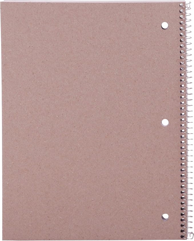 Mintra Office Spiral Notebooks, Wirebound, Journals for School, Work, Business, Aesthetic Stationery, Writing Pads, Teacher & Student Supplies (6, Pastel, Wide)