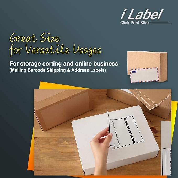 80UP 1.75" x 0.5" Return Address Labels for Laser & Inkjet Printers[100 Sheets,8000 Labels]