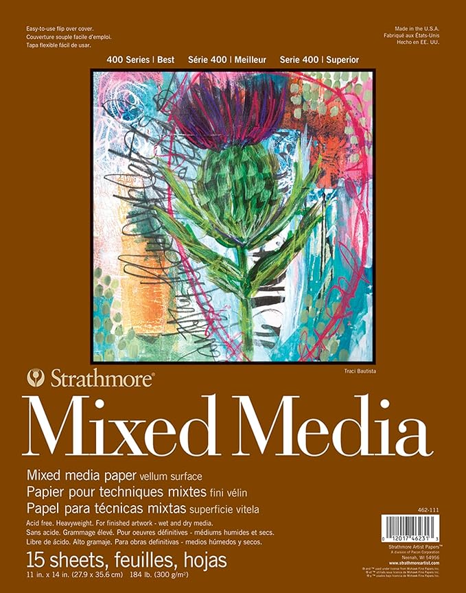 Strathmore 400 Mixed Media 140Lb Pad 11X14