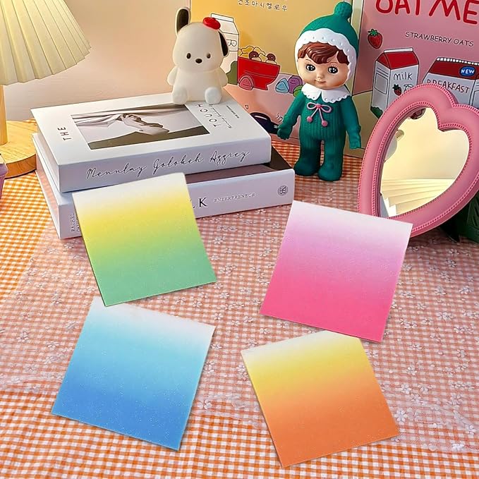 Transparent Sticky Notes,Clear Sticky Notes,3x3 Inch Sticky Note 200 Sheets