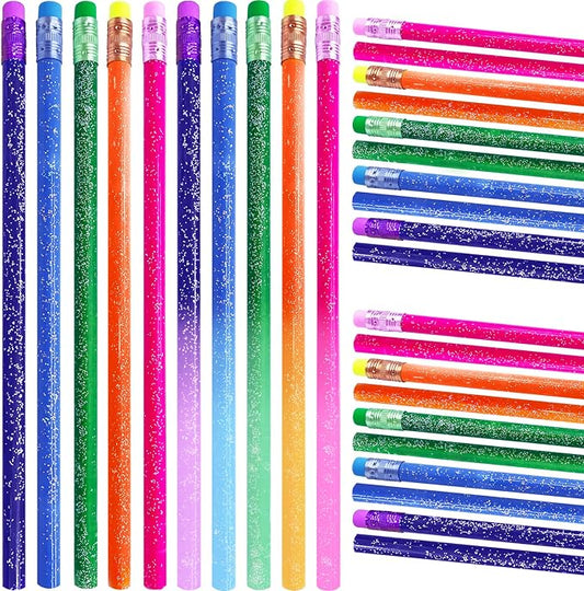 30 Pcs Color Changing Mood Pencil,Colored Wooden Pencils with Eraser,Heat Activated Color Changing Thermochromic Pencils for Students Gifts and Office Supplies(5 Colors)