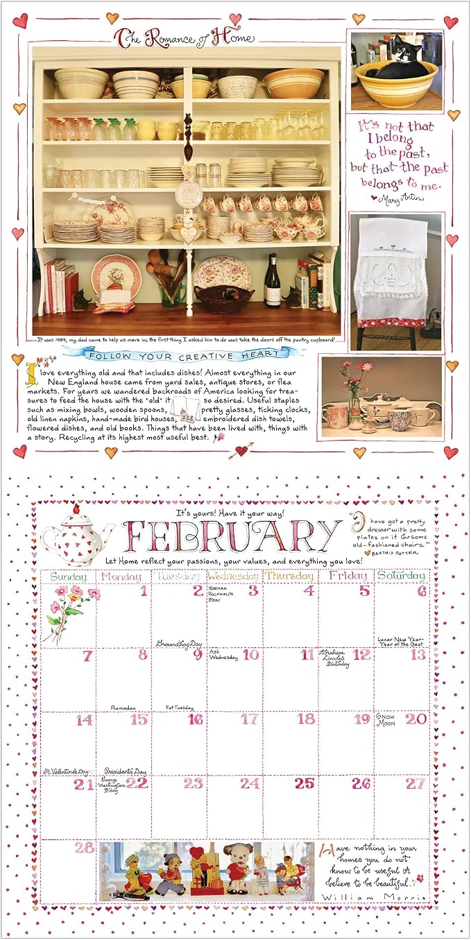 TF Publishing 2027 Susan Branch Wall Calendar - Large Grids for Appointments & Scheduling - Vertical Monthly Wall Calendar 2027 with Premium Matte Paper for Home & Office Organization - 12x12 in