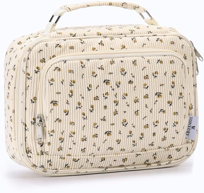 Large Pen Pencil Case,VONXURY High Capacity Art Colored Pencil Pouch Portable Stationery Organizer With 2 Detachable Layers 54 Slots Multiple Zipper Pockets for School Office College