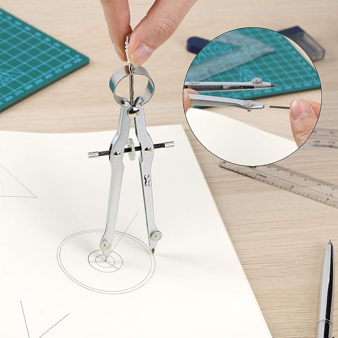 Mr. Pen- Protractor and Compass Set, Compass Protractor Set, Protractor | Compass for Geometry, Math Compass, Compass School, Math Compass and Protractor, Geometry Tools Set
