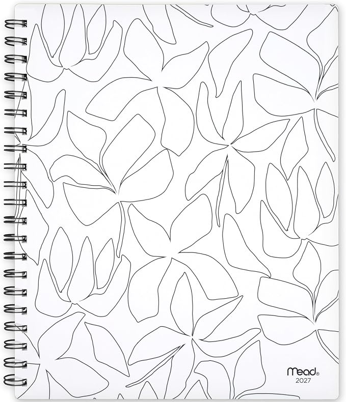 Mead Cambridge 2027 Planner, Weekly & Monthly, 15-Month Oct-Dec, 8.5" x 11", Aralia (1806-905-27)