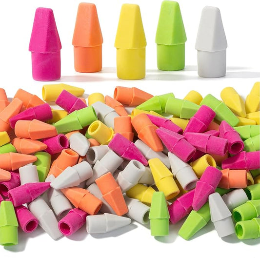 Mr. Pen- Pencil Erasers Toppers, 120 Pack, Colorful, Latex Free, No Smudge | Mr Pen Erasers for Pencils