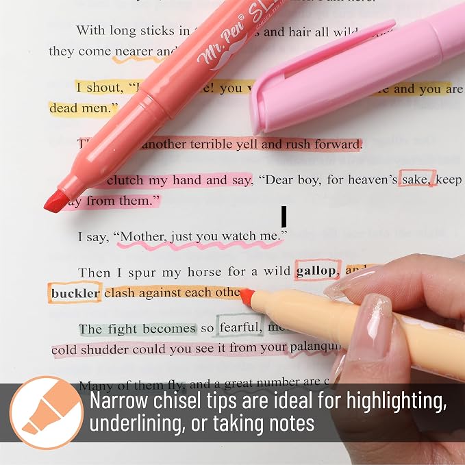Mr. Pen- Highlighters, 28 Pack, Highlighters Assorted Colors | Colored Highlighters, Highlighter Pen, Highlighter Set, Colorful Highlighters, Assorted Highlighters