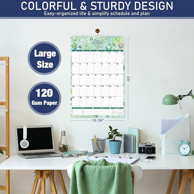 2027 wall calendar - 2027 Large Wall Calendar, Jan. 2027 - Dec. 2027, 15.4'' x 23'', Big Calendars 2027, 12-Month Paper Hanging Planner Wall with Julian Date for Office Home Planning & Organizing - 12 Different Themes