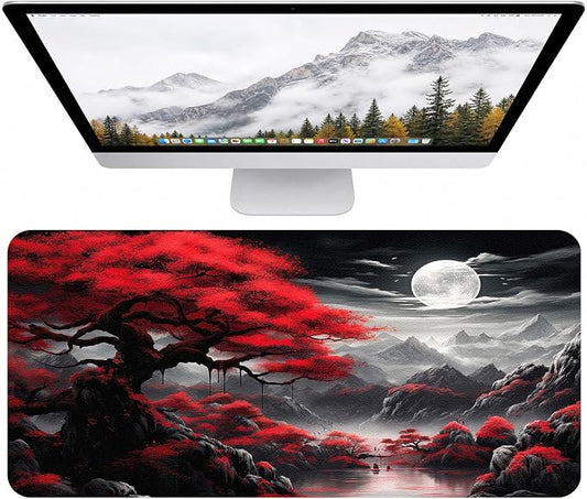 Leather Desk Mat, Desk Pad for Keyboard and Mouse Large Mouse Pads for Desk | Waterproof Desk Mat, Desk Matt for Desktop, Laptop Blotter, Keyboard Pad, Large Mouse Pad, Desk Essentials