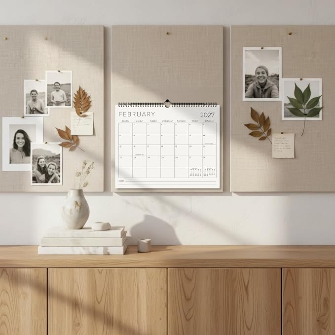 Beautiful 2026-2027 Wall Calendar - Runs from June 2026 until December 2027 - Large 14.5" x 11.5" Office Wall Calendar for Easy Organizing