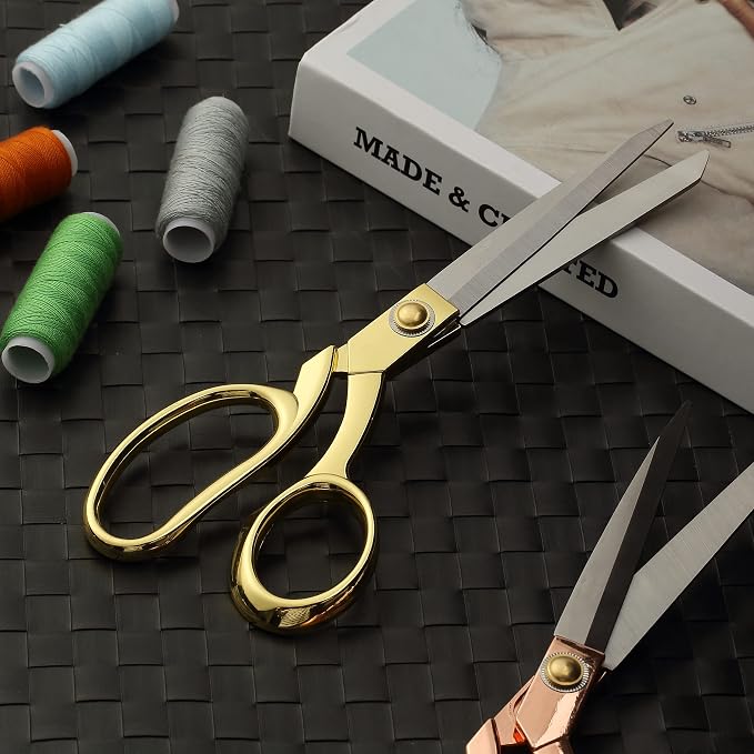 Mr. Pen- Premium Tailor Scissors, 8-Inch | Heavy Duty Carbon Steel Sewing & Fabric Scissors, Tailor Shears, Ultra-Sharp for Smooth Cutting