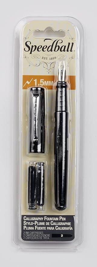 Speedball Art Products 002901 Calligraphy Fountain Pen 1.5mm