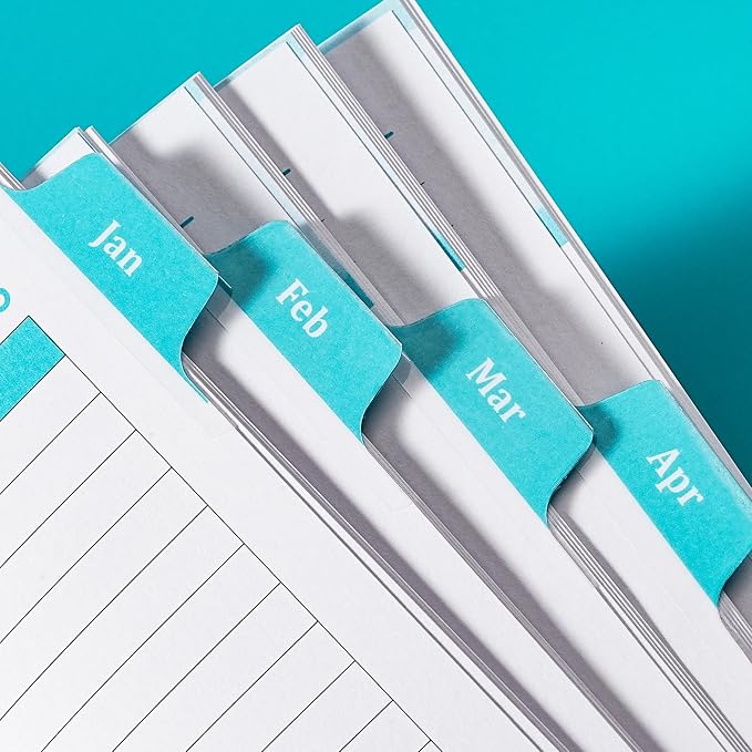 2027 Planner - Planner/Calendar 2027, Jan.2027 - Dec.2027, 8.3" x 6.25" | Tabs, 2027 Calendar Planner, Flexible Cover, A5 Thick Paper, Twin-Wire Binding, 2027 Planner Weekly and Monthly - Aqua Green,