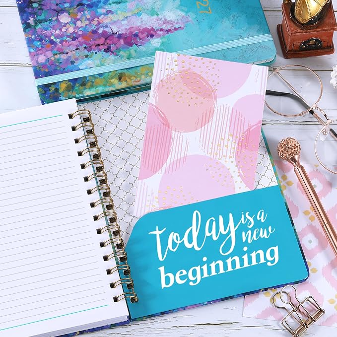 2027 Planner - 2027 Planner Weekly and Monthly, JAN.2027 - DEC.2027 | Planner 2027, 6.5" x 8.5", 2027 Calendar Planner Weekly and Monthly with Inspiring Quotes, Colorful Tabs, Pocket, Hardcover