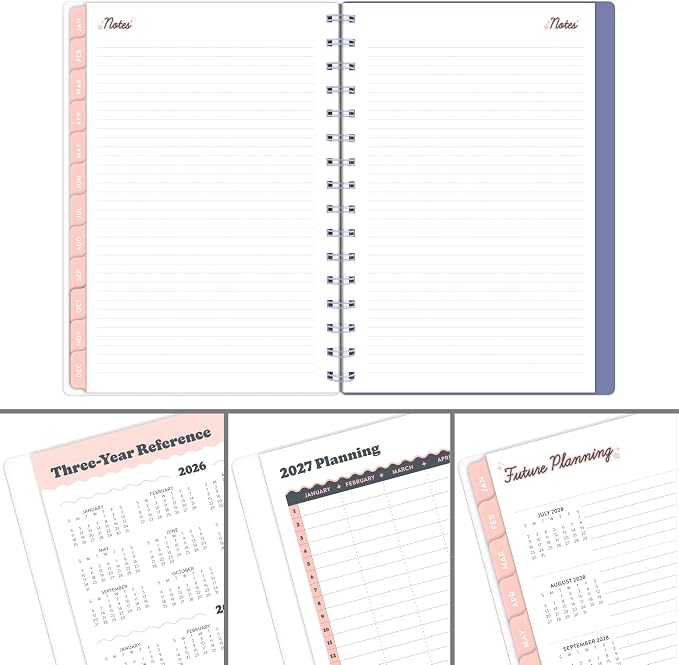 Mead Cambridge 2027 Planner, Weekly & Monthly, 15-Month Oct-Dec, 5.5" x 8.5", CatCoq, Berry Branches (CC01-200-27)