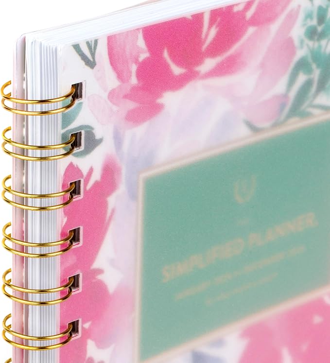 AT-A-GLANCE 2026 Planner, Simplified by Emily Ley, Weekly & Monthly, 5.5" x 8.5", Small, English Garden (EL46-200-26)
