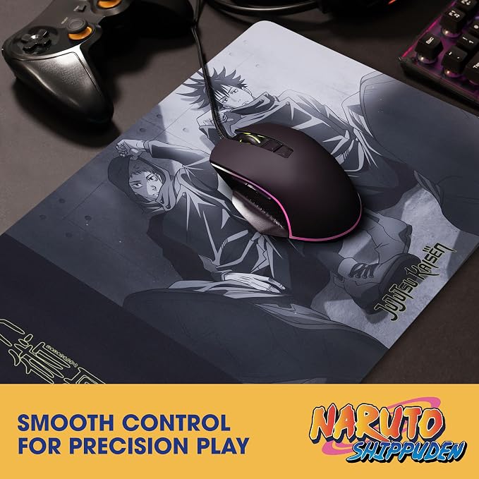 Solo Leveling Large Gaming Mouse Pad 31"x15" XL Computer Desk Mat, Anime | Oversized 31x15in Solo Leveling anime gaming mouse pad, smooth fabric top, stitched edges, non-slip rubber base.