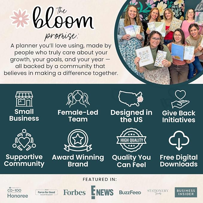 bloom daily planners 2026-2027 Planner - Academic Year (July 2026 - July 2027) Monthly & Weekly Soft Cover Planner for Women - 13 Month Agenda Book with Stickers - 5.5" x 8.25" - Butter Yellow Daisies