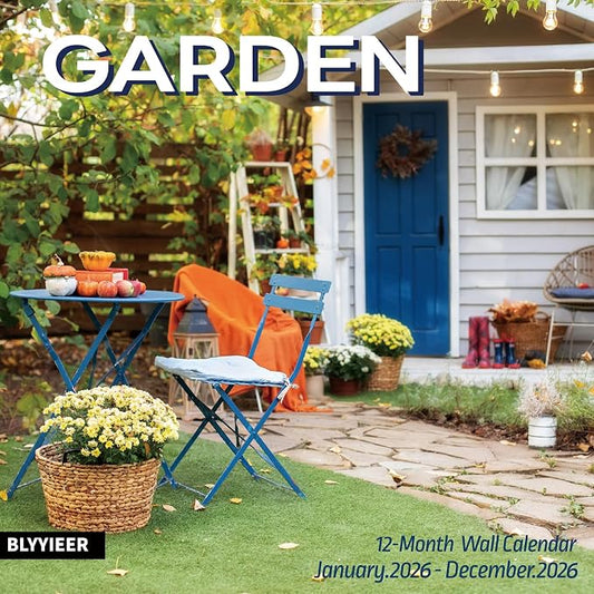 2026 Wall Calendar Garden | 12 Monthly Hangable Garden Calendars | 12" x 24" (Open) | Thick & Sturdy Paper for Organizing & Planning | Home and Office