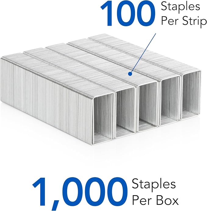 Swingline Staples, Heavy Duty, 15/16" Length, 210 Sheet Capacity, 100/Strip, 1000/Box, 1 Pack (35320)
